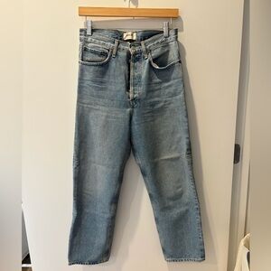Size 25 Agolde 90s Crop Jeans - Passenger